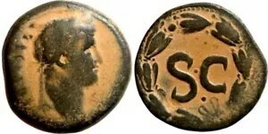 ??OTHO-27mm/13.55-ANTIOCH-SC-WREATH-RPC I 4320-69 AD-RULED 3 MONTHS-F-...