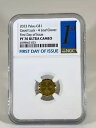 2023 $1 パラオ プルーフ ゴールド フォー リーフ クローバー NGC PF70 初日発行 1 グラム .999