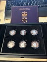 シルバー プルーフ コイン 50p クイーン エリザベス 2 世 95 歳の誕生日セット限定版 (18888)