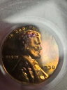 1938 リンカーン セント PCGS PR64RD オールド グリーン ホルダー OGH "デニス ロッドマン" モンスター トーン