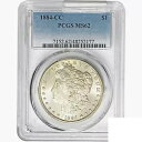 1884-CC モーガン シルバー ダラー コイン PCGS MS62