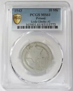 1943 åĥޥ󥷥奿å ݡ å åȡ 10 ޡ PCGS ߥ ơ 61