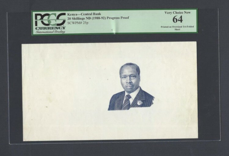 WORLD RESOURCE【KING店】のケニア 20シリング ND(1988-92) P25ペンス プルーフ 未使用｜アングル3