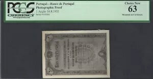 ポルトガル - 1931年8月16日発行のAccao写真プルーフ（未使用）