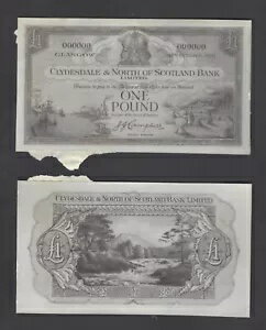 スコットランド 1ポンド 1950年10月27日 未掲載写真証拠