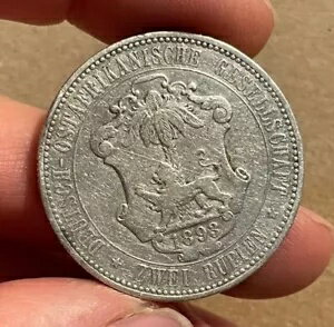 ドイツ領東アフリカ - 1893 ラージ シルバー 2 ルピエン - 希少