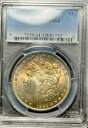 1884 O モルガン ドル PCGS MS64 ゴージャスなトーン。モンスターカラーの調色!