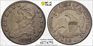 USA 1827 åץ Х ϡե顼 50c  ١ 2 PCGS XF 92 ꡼˥󥰺Ѥ #3728