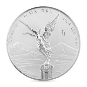 2024 5 オンス メキシコ リベルタ銀貨 (リバース プルーフ)