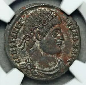 Follis Coin 񥳥󥹥ƥ̥ 1  AD 307 - 337 AE3 ƥ NGC Ch XF