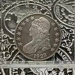 1828 USA 50C åץ Х ϡե顼 ʸ &SM 8s  ١ 2 XF 