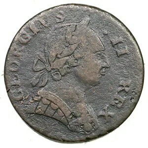 1788 V 23-88A R-2 マチンズ ミルズ ハーフ ペニー コロニアル銅貨 1/2p