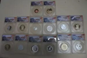 2015 14 コイン シルバー プルーフ セ