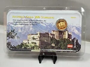 1/10 オンス オーストリア ゴールド 200 シリング コイン (1998) リトルトン コイン カンパニー!(3)