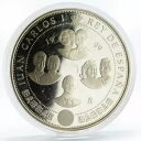 スペイン 10000ペセタ ブルボン家300周年記念 プルーフ銀貨 1999年