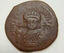 ビザンチン帝国 西暦 547 〜 548 年 フォリス アンティオキア統治年 21 - XF (NGC 証明書付き)