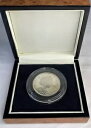 2008 マン島 2 クラウン銀貨 砂付き世界の七不思議