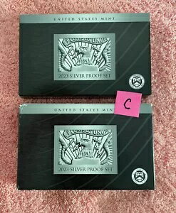 2023年米国造幣局。プルーフ セット (オリジナルおよび交換 OGP、それぞれのコイン/COA)、(C)