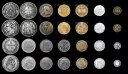 フランス コイン コレクション ロット、1844-1945 - フランス レア コイン 14 枚 ???? - ビッグロット