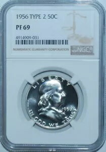 1956 NGC PR69 タイプ 2 プルーフ ストラ