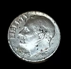 1981年「D」ルーズベルトのダイムス