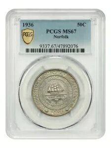1936 50C Ρե PCGS MS67