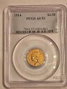 1914 P $2.50 ゴールド インディアン ヘッド クォーター イーグル コイン 2 1/2 PCGS AU 53 Unc について