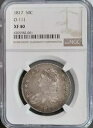 1817 キャップド バスト 前半 シルバー ダラー 50c NGC XF40 コイン EST SURVIVAL: 3,000