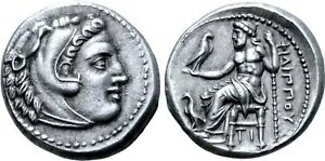 フィリッポス 3 世 アリダイオス AR ドラクマ