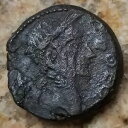 ジュリアス シーザー ポートレート 本物の本物の古代ローマ ブロンズ コイン COA 付き