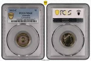 ȥꥢ 2013 ѡץ ͡ $2  C ߥȥޡ PCGS MS68 #8667