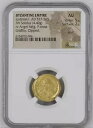 ビザンチン帝国 AV ソリダス ユスティニアヌス I 527 AD NGC AU 5/5 2/5 素晴らしい目の魅力!