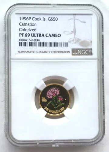 クック 1996 母の日 50 ドル NGC PF69 金貨、プルーフ
