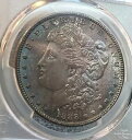 1888 O モーガン シルバー ダラー MS64 PCGS デュアル モンスター トナー ダーク リッチ カラー