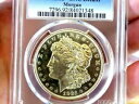 モーガン シルバー ドル 1921 PCGS UNC 巨大なカメオ DMPL ミラー付き なんとモンスターでしょう!