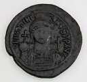 AD 527-565 ビザンチン帝国ユスティニアヌス 1 世 AE フォリス アンティオキア (テオポリス) SB 221 VF