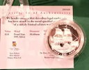 2020 BVI 2 オンス シルバー UHR メイフラワー 400 周年記念 (箱と COA 付き)