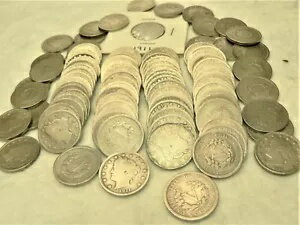 コイン - 米国戦前ニッケル: LIBERTY V - 1883 - 1912 流通