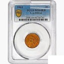 1864 インディアン ヘッド セント コイン PCGS MS64 RB L リボン付き(3)