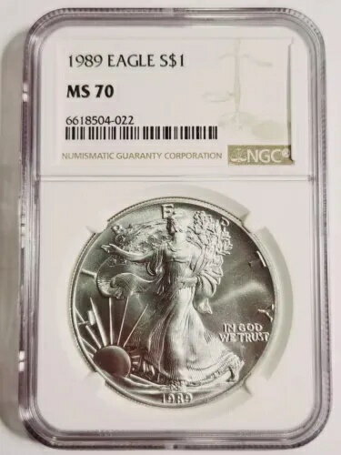 1989 シルバー イーグルス NGC MS-70(3)