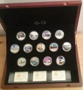 1867-2017 カナダ建国 150 周年を祝う 13 コイン地理セット: PureSilver 13Coins