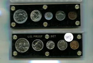 1951 アメリカ 5 コイン プルーフ セット オリジナル セット CAPTIOL プラスチック ホルダー 3843S