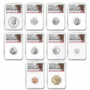 2024-S ƹ񥷥С ץ롼 10 ĥå NGC PF70UC FDI ȥ꡼ ٥