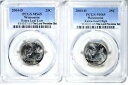 20 周年記念 WI エクストラ リーフ ロー & ハイ クォーター PCGS MS65
