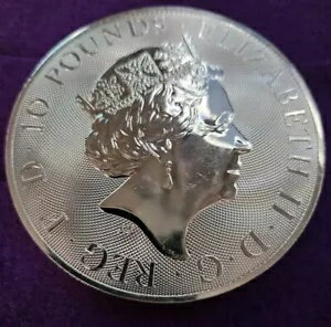 2018 イギリス 10 オンス シルバー クイーンズ ビースト ザ グリフィン