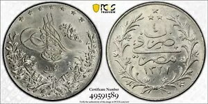 エジプト 1909 10 キルシュ ピース MS61 ポップ 1 2 ファインタフ コイン