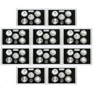 2023 S American レディース クォーター 10 パック ATB 99.9% シルバー プルーフ セット 箱または COA なし