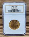 1897 $10 リバティ ゴールド コイン NGC MS61 オールド ホルダー 低価格