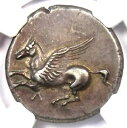 アカルナニア ルーカス AR ステーター 300 BC シルバー コイン - NGC XF - 5/5 ストライクと表面