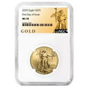 プレセール - 2025 $25 1/2 オンス アメリカン ゴールド イーグル NGC MS70 FDI ALS ラベル